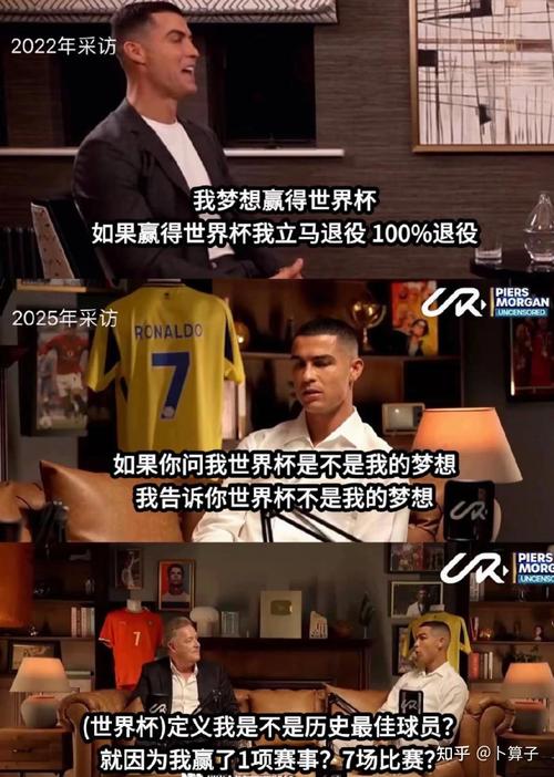 心境变了？40岁C罗称世界杯不是梦想，上届淘汰后说梦想结束了